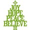 Joy Hope christmas Vinyl Decal Sticker product 1